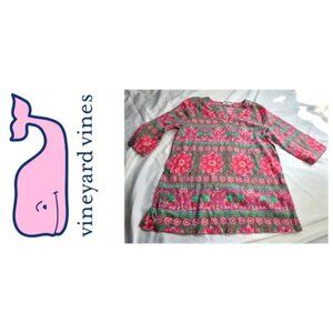 VINEYARD VINES CARIBBEAN FLORAL TUNIC
